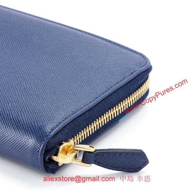 プラダ　2013年春夏新作SAFFIANO BICOLOREコンビカラー ラウンドファスナー 長財布 1M0506 C5S F0CEI 